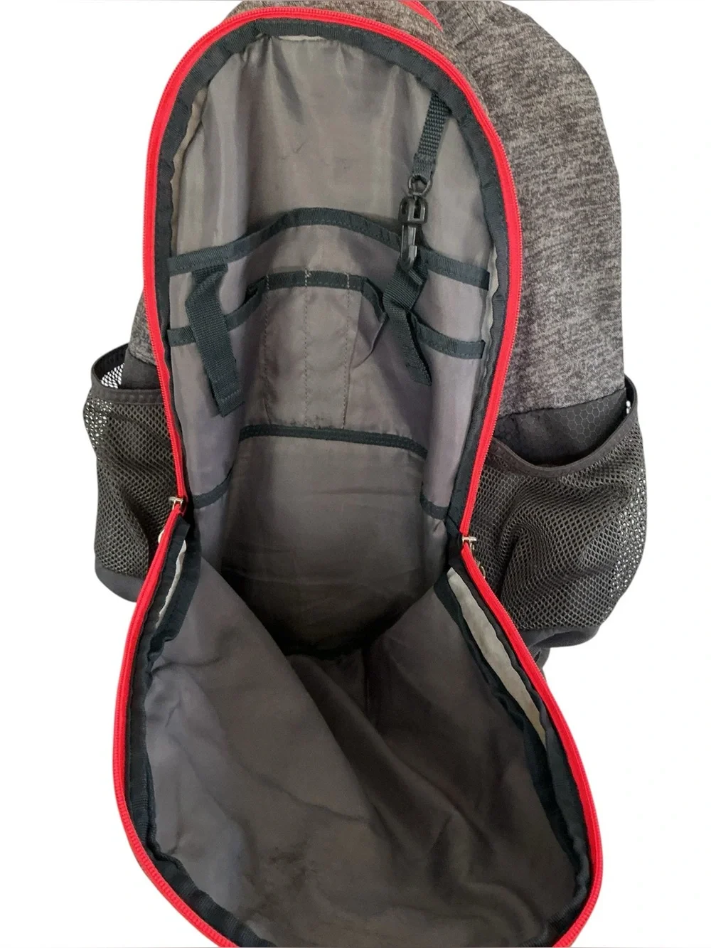 Adidas unisex Charcoal Grey/ Red Backpack